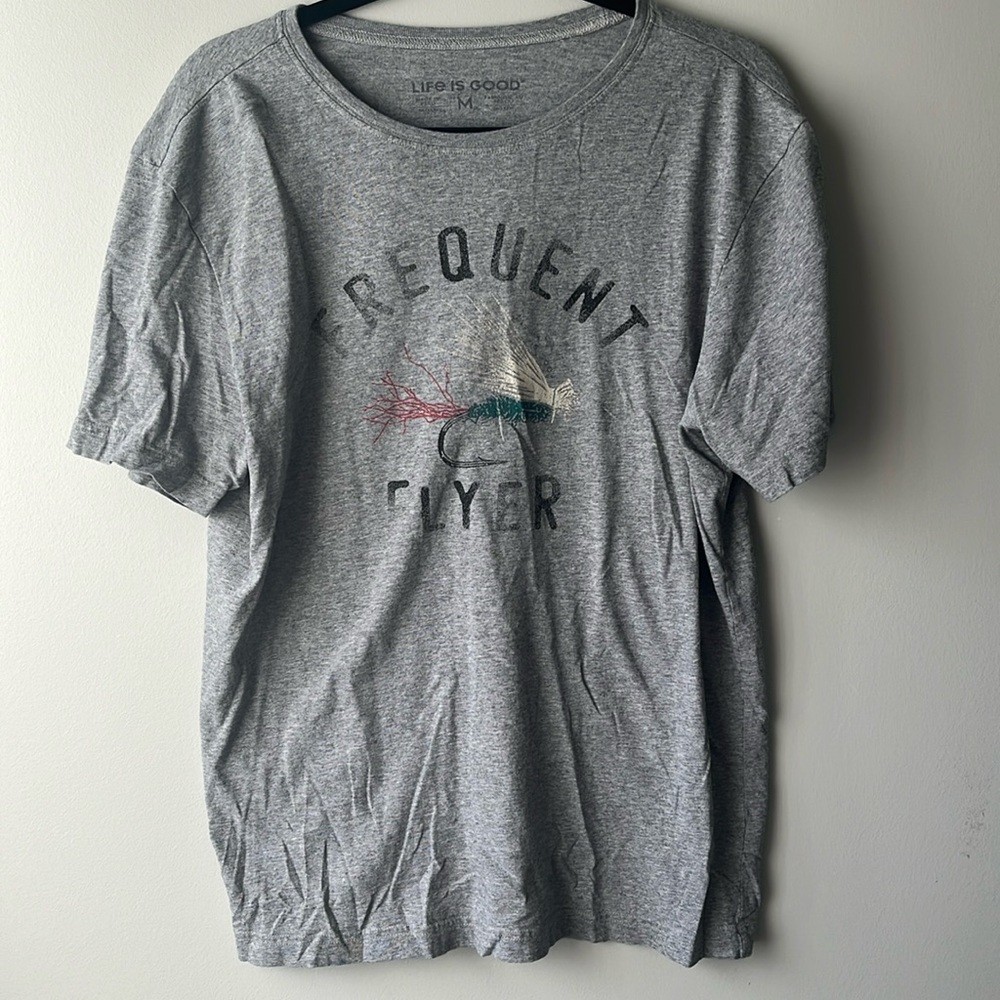 Life is Good Frequent Flier tee
